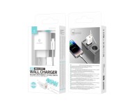 Techancy Carregador USB-A+USB-C TA2820, 45W PD, com Cabo USB-C para Lightning de 1m, CompatIvel com Techancy Carregador USB-A+USB-C TA2820, 45W PD, com Cabo USB-C para Lightning de 1m, CompatIvel com