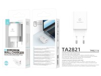 Techancy TA2821 USB-A+USB-C+USB-C Charger, 45W PD, Multiple Output, Portable Design, Compatible with
