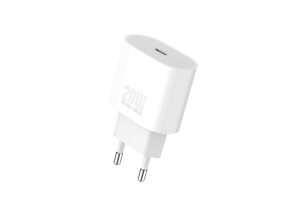 Techancy Carregador TA2823 PD3.0 20W USB-C Adaptador de Carga Rapida Compativel com iPhone Samsung H