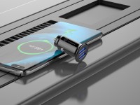 Techancy Mini Car Charger TC6417, 2.4A 2USB Charging, Compatible with Trucks and Cars, Black Techancy Mini Car Charger TC6417, 2.4A 2USB Charging, Compatible with Trucks and Cars, Black