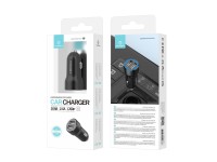 Techancy Carregador de Carro 2USB 2.4A TC6412 , Carregamento R�pido, Identifica��o Inteligente, Prot