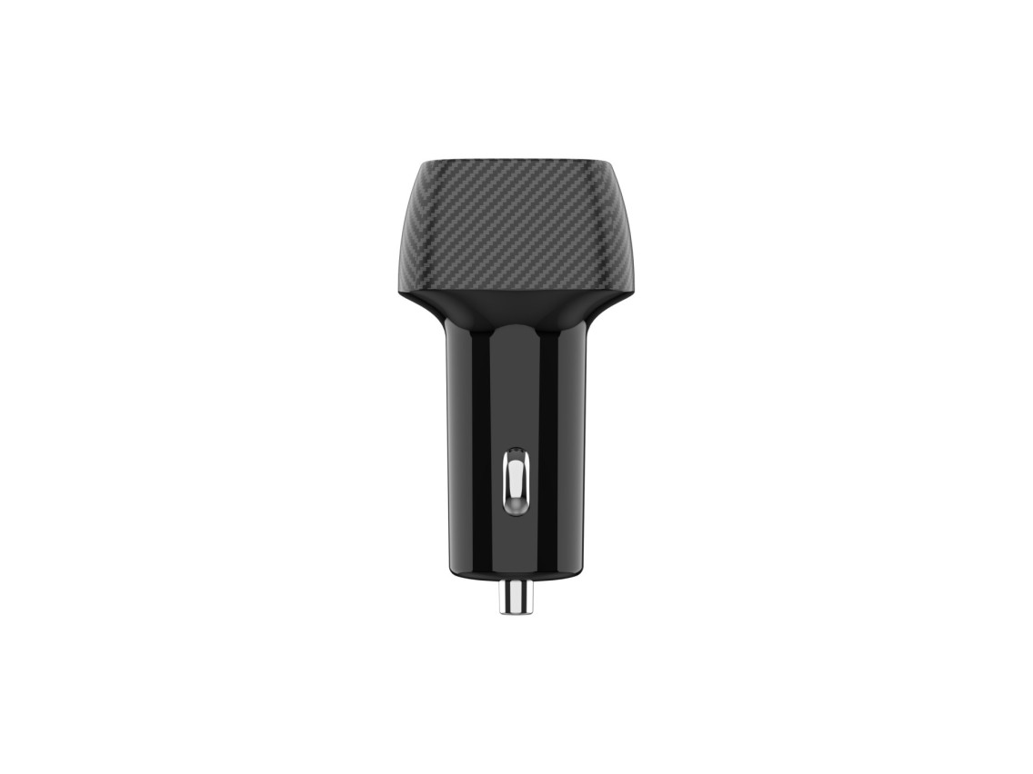 Techancy Carregador Deautom�vel48w  TC6432, Carregamento R�pido Pd3.0 De Porta Dupla Usb-A+Usb-C, Pr