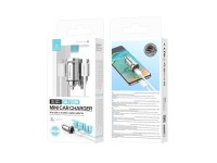 Techancy Mini Carregador TC6426, 33W, USB-A+USB-C, com Cabo USB-C para USB-C de 1m, Liga de AlumInio Techancy Mini Carregador TC6426, 33W, USB-A+USB-C, com Cabo USB-C para USB-C de 1m, Liga de AlumInio