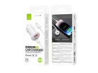 Techancy Carregador de Carro TC6428 30W USB-A+USB-C com cabo 1m USB-C para Lightning PD3.0 QC3.0 12- Techancy Carregador de Carro TC6428 30W USB-A+USB-C com cabo 1m USB-C para Lightning PD3.0 QC3.0 12-