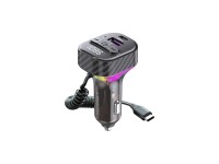 Reproductor MP3 para coche Techancy TE0872, carga rápida PD de 30 W, Bluetooth 5.3, luces LED d