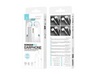 Techancy Fone de ouvido com fio TD8023, plugue 3,5 mm, controle no fio, microfone HD, cabo 1,2m Techancy Fone de ouvido com fio TD8023, plugue 3,5 mm, controle no fio, microfone HD, cabo 1,2m