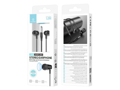 Techancy TD8025 In-Ear Headphones 3.5mm Stereo Wire with Microphone 1.2M Cable Noise Cancelling HD S Techancy TD8025 In-Ear Headphones 3.5mm Stereo Wire with Microphone 1.2M Cable Noise Cancelling HD S