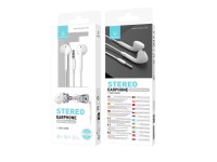 Techancy Auscultadores Intra-Auriculares Brancos 1,2 M TD8029, Com Controlo De Volume Do Microfone, Techancy Auscultadores Intra-Auriculares Brancos 1,2 M TD8029, Com Controlo De Volume Do Microfone,
