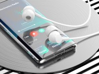 Techancy Auscultadores Intra-Auriculares Pretos 1,2 M TD8029, Com Controlo De Volume Do Microfone, C Techancy Auscultadores Intra-Auriculares Pretos 1,2 M TD8029, Com Controlo De Volume Do Microfone, C