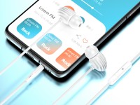 Techancy Auricular Com Fio Branco TD8044, 3,5 Mm Para Conversação Com Microfone, Compatível Com Som Techancy Auricular Com Fio Branco TD8044, 3,5 Mm Para Conversação Com Microfone, Compatível Com Som