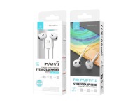 Techancy Auricular Est�reo Lightning Branco  TD8047, Com Microfone, Controlo Do Volume De Chamadas, 