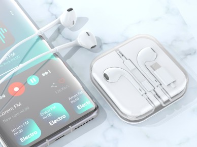 Techancy Wired Stereo Headset White 1.2 M TD8063, Type-C DSP Chip Compatible with Samsung/Huawei/Xia Techancy Wired Stereo Headset White 1.2 M TD8063, Type-C DSP Chip Compatible with Samsung/Huawei/Xia