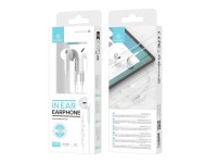 Techancy Auscultadores Intra-Auriculares Brancos 1.2m TD8086 Com Cabo E Microfone, Auscultadores Par Techancy Auscultadores Intra-Auriculares Brancos 1.2m TD8086 Com Cabo E Microfone, Auscultadores Par