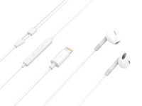 Techancy Auscultadores Estéreo Para Música TD8070 Branco, Função De Conversação, Conetor Lightning, Techancy Auscultadores Estéreo Para Música TD8070 Branco, Função De Conversação, Conetor Lightning,