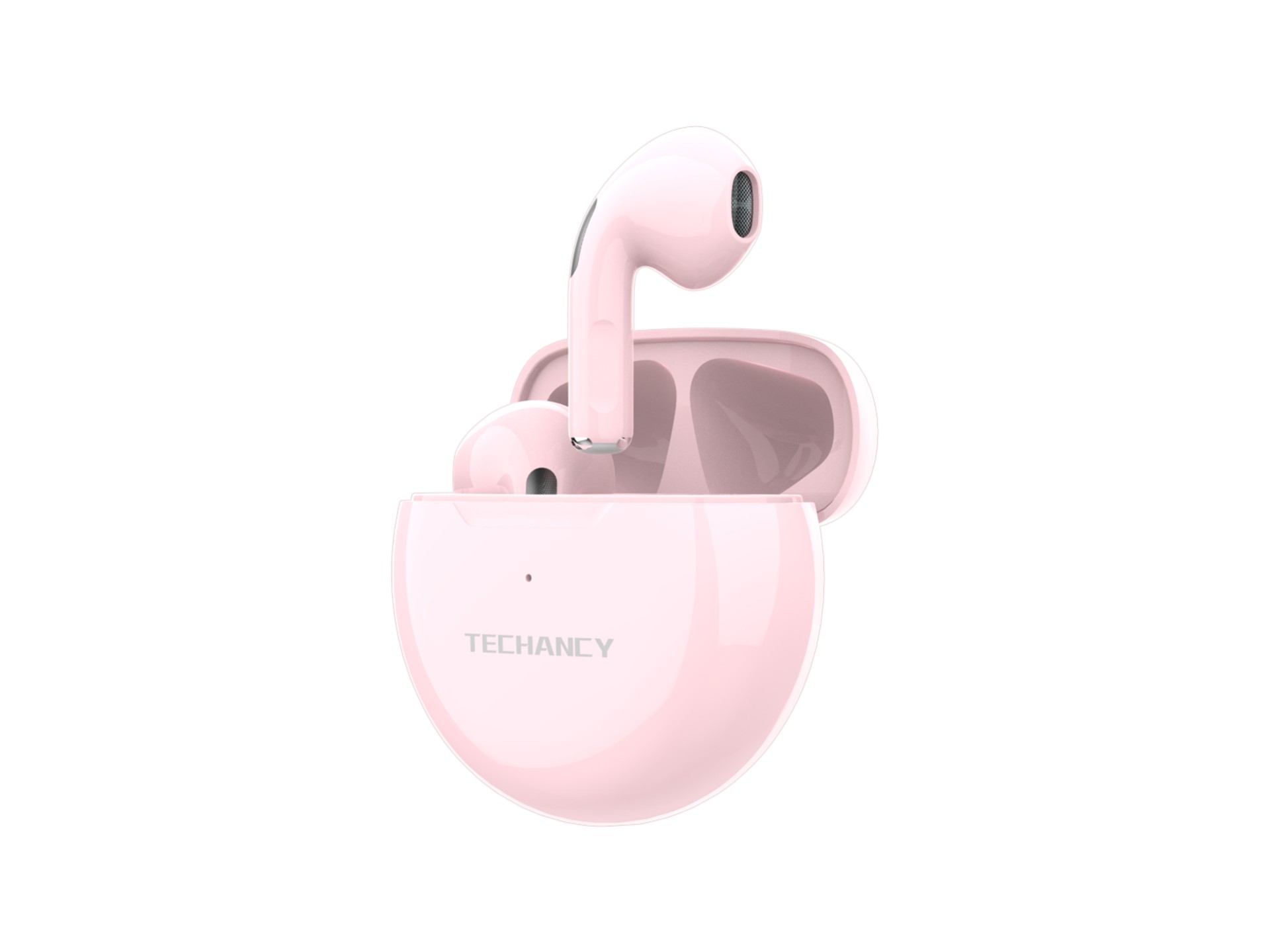 Techancy Auscultadores Sem Fios Pink KP2702, Ligação Estéreo Sem Fios De 10 M, Reprodução De Música