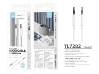 Techancy TL7282 3.5MM Audio Cable, 2 Meter, Plug and Play, for Car Stereo, Stereo, Computer, White Techancy TL7282 3.5MM Audio Cable, 2 Meter, Plug and Play, for Car Stereo, Stereo, Computer, White