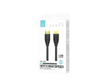 Techancy High Speed HDTV Cable TL7265, 1.5m, 1080p HD Screen for Televisions, Computers, Projectors Techancy High Speed HDTV Cable TL7265, 1.5m, 1080p HD Screen for Televisions, Computers, Projectors