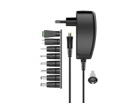 Techancy Adaptador de Alimentacao Comutavel TL7342 30W Voltagem Ajustavel DC 3-12V 8 Pontas 1USB Pro