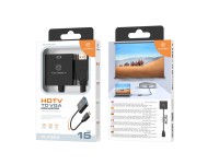 Techancy TL7325 HD Video Converter, HDMI to VGA Interface, Supports 1080p HD Resolution, Black Techancy TL7325 HD Video Converter, HDMI to VGA Interface, Supports 1080p HD Resolution, Black