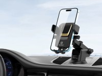 Techancy Car Suction Cup Phone Holder Black/Gold Ti2188, One-Touch Lock, 4-7.2 Inches Techancy Car Suction Cup Phone Holder Black/Gold Ti2188, One-Touch Lock, 4-7.2 Inches