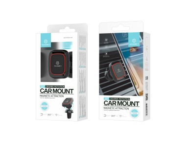 Techancy Suporte magn�tico para telem�vel para autom�vel TI2208, forte ader�ncia, montagem no respir