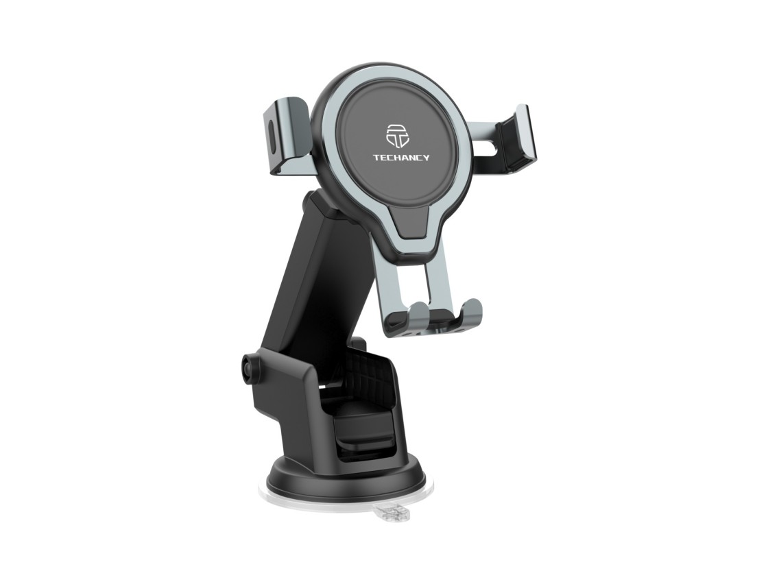Soporte para teléfono de motocicleta Techancy con función impermeable, negro y rojo, Ti2261, soporte