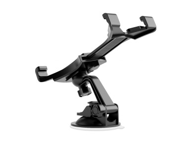 Soporte Techancy para celular y tableta de 4.7 a 13 pulgadas TI2233, color negro, rotación de 3