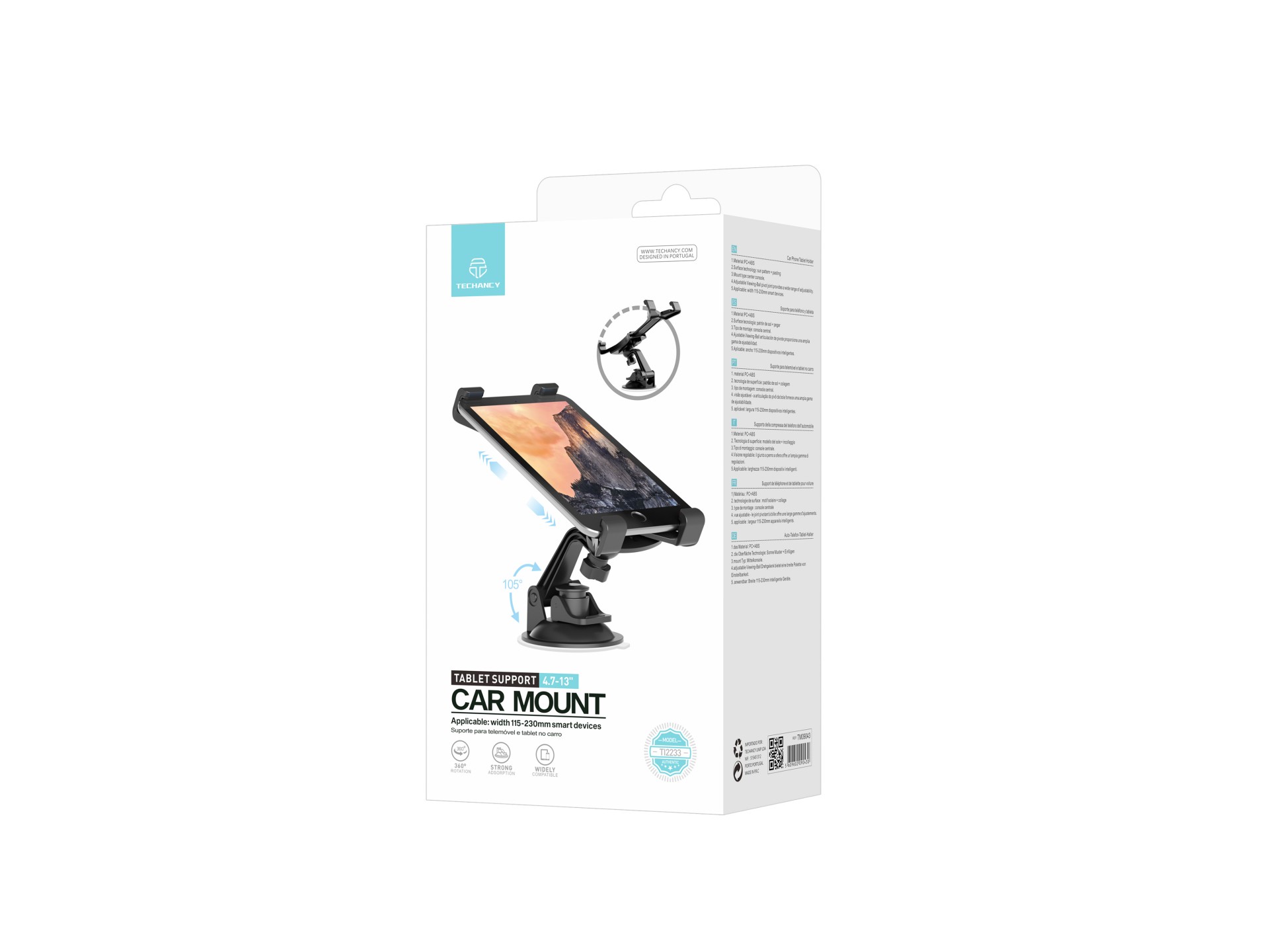 Techancy Suporte para Telemóvel e Tablet 4.7-13