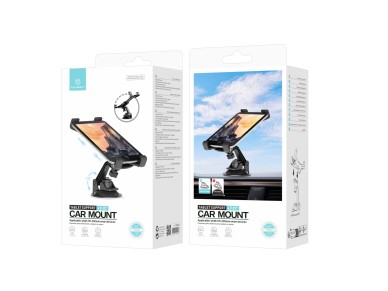 Soporte Techancy para celular y tableta de 4.7 a 13 pulgadas TI2233, color negro, rotación de 3
