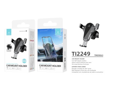 Techancy Suporte Para Telem�vel Para Autom�vel Preto Ti2249, Suporte De Ventila��o, Constru��o Trian