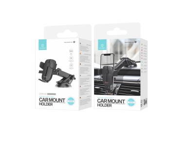 Soporte para teléfono de coche Techancy Ti2252, ventosa de fijación firme, rotación d