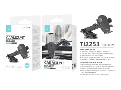 Soporte para teléfono de coche Techancy Ti2253, ventosa de fijación firme, rotación d Soporte para teléfono de coche Techancy Ti2253, ventosa de fijación firme, rotación d