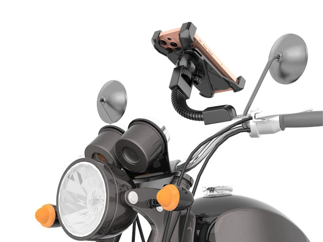 Techancy Suporte Universal Para Telemóvel Para Mota Ti2256, 4,5-7 Polegadas, Firme E Fiável, Essenci