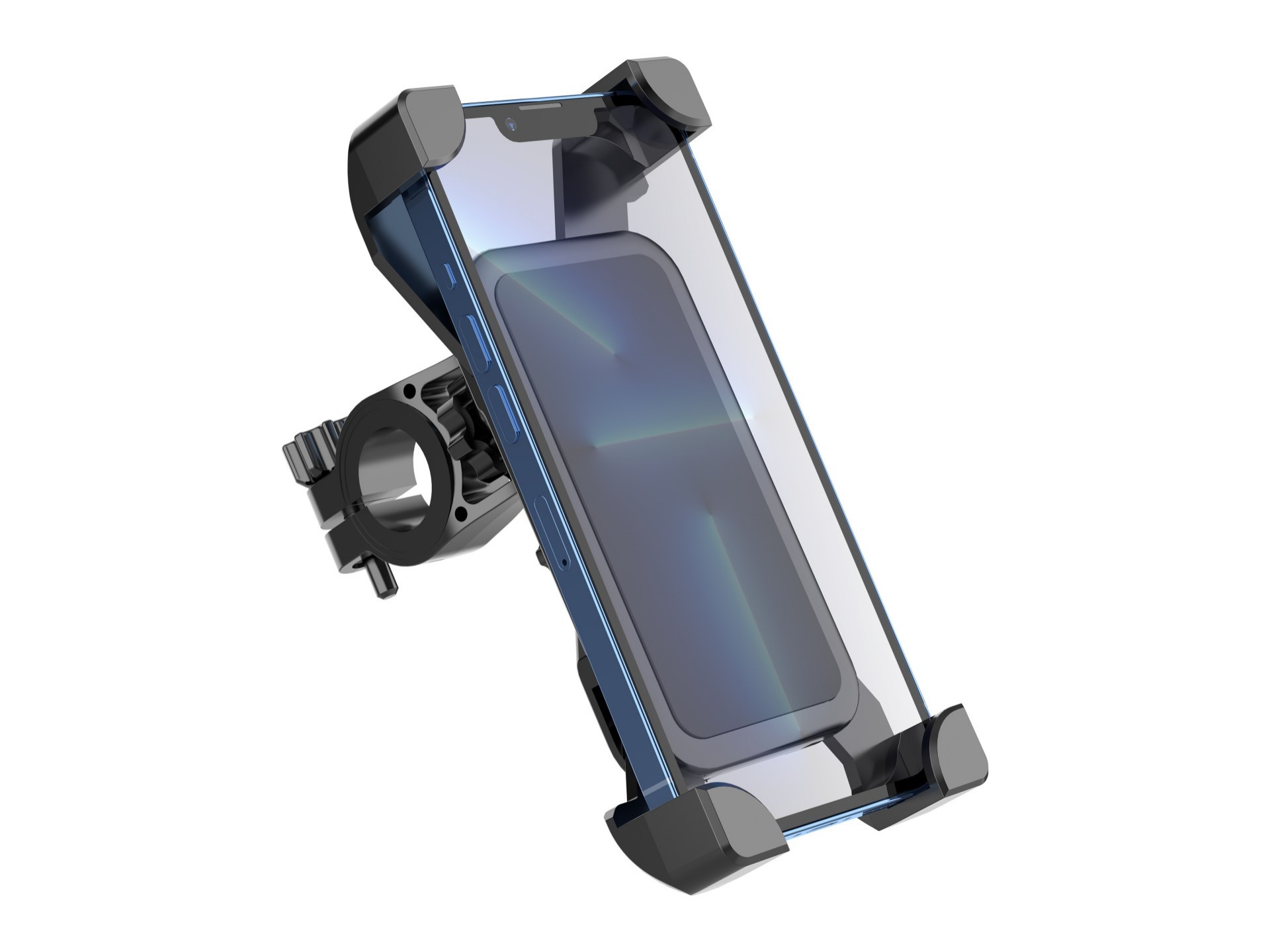 Techancy Ti2256 Bicycle Phone Holder, 4.5-7 Inch, Firm and Reliable, Essential for Cycling