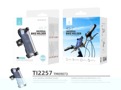 Soporte para teléfono de bicicleta Techancy Ti2256, de 4,5 a 7 pulgadas, firme y fiable, esenci