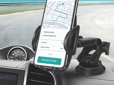 Soporte para teléfono de coche Techancy Ti2266, compatible con teléfonos de 4 a 7 pulgadas
