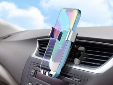 Soporte para teléfono de coche Techancy Ti2269, rotación de 360°, protección con