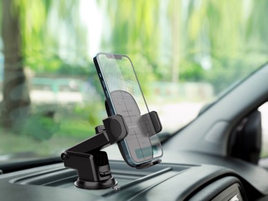 Soporte para tel�fono para autom�vil Techancy Ti2271, ajustable a diferentes tel�fonos, apertura y c