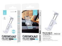 Techancy TI2281 Anti-Vibration Car Phone Holder Compatible with 4.7 to 6.4 Inches White