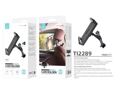 Techancy Suporte Universal Para Tablets  TI2289, Vista Girat�ria De 360� Para Dispositivos De 4,7 - 