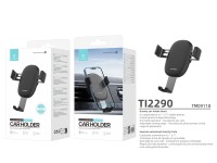 Techancy Gravity Car Mount for Cell Phones 4.5 - 6.7' TI2290, Adjustable Viewing Angle, Black Techancy Gravity Car Mount for Cell Phones 4.5 - 6.7' TI2290, Adjustable Viewing Angle, Black