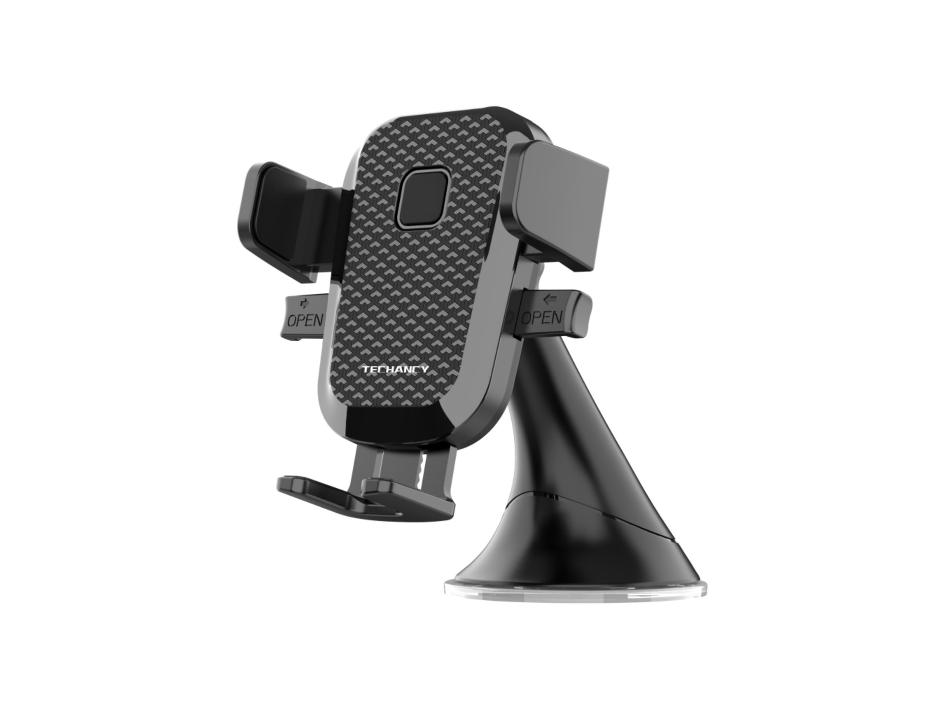 Techancy Suporte Para Telemóvel Para Automóvel, Ti2296, Operação Com Uma Mão, Abertura E Fecho Autom