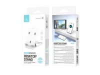 Techancy Suporte Para Telemóvel De Secretária Branco Ti2297, Design Dobrável Para Dispositivos Móvei Techancy Suporte Para Telemóvel De Secretária Branco Ti2297, Design Dobrável Para Dispositivos Móvei