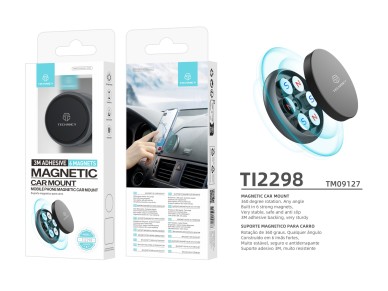 Techancy Ti2298 Magnetic Car Phone Holder, Firm Adhesion, Strong Stable Magnetic Adsorption of Mobil Techancy Ti2298 Magnetic Car Phone Holder, Firm Adhesion, Strong Stable Magnetic Adsorption of Mobil