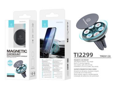 Techancy Ti2299 Magnetic Cell Phone Holder, Car Air Vent, Magnetic Strong and Stable for Cell Phone Techancy Ti2299 Magnetic Cell Phone Holder, Car Air Vent, Magnetic Strong and Stable for Cell Phone