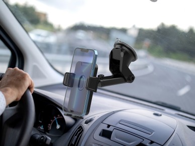 Techancy Ti2300 Car Phone Holder Black, 4.7-7.2 Inches, Suction Cup Mount, Adjustable Angle Techancy Ti2300 Car Phone Holder Black, 4.7-7.2 Inches, Suction Cup Mount, Adjustable Angle