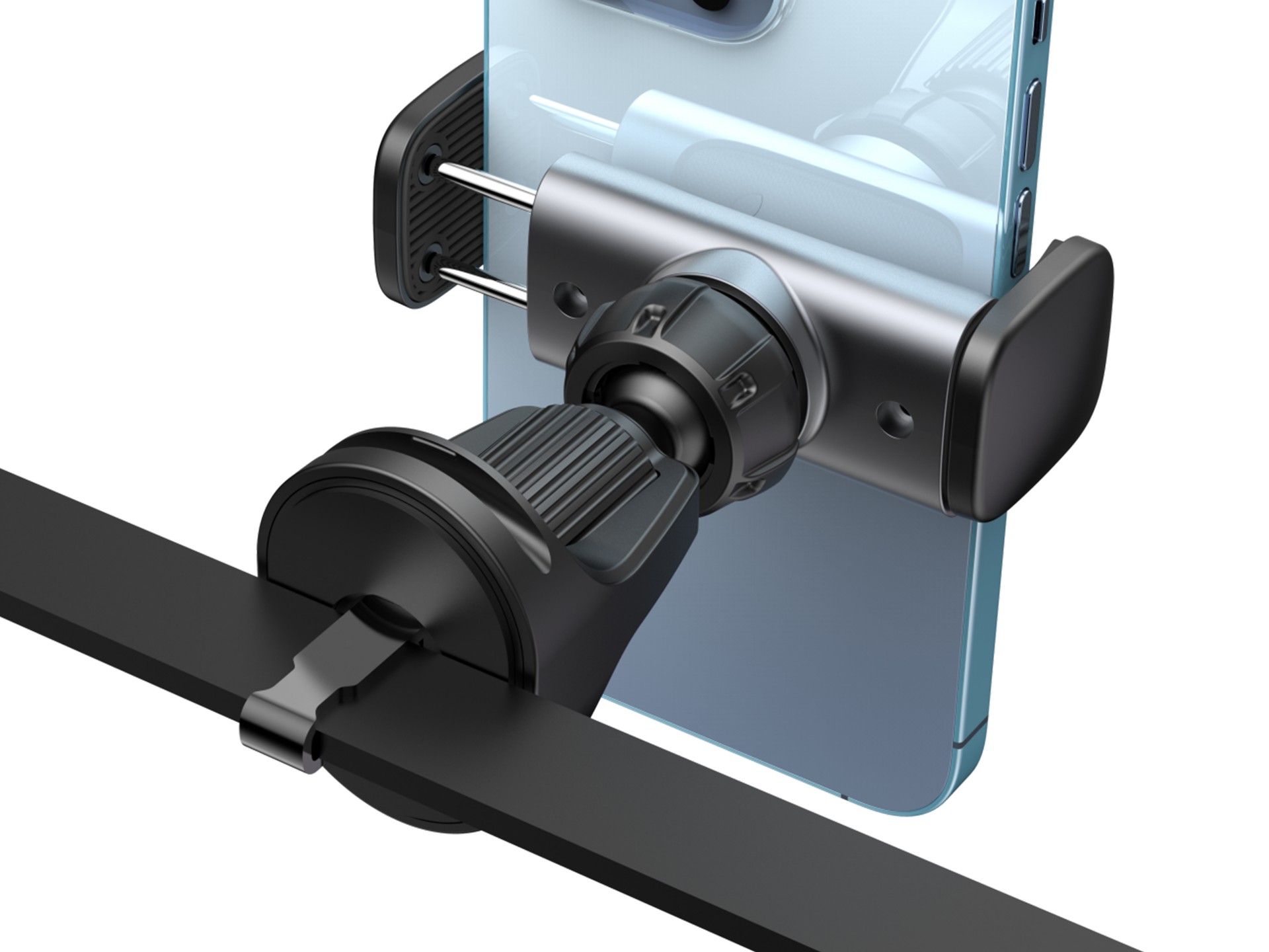 Techancy Car Phone Holder Ti2311 Black, Car Vent Mount, 4.7-6.8 Inch Cell Phone
