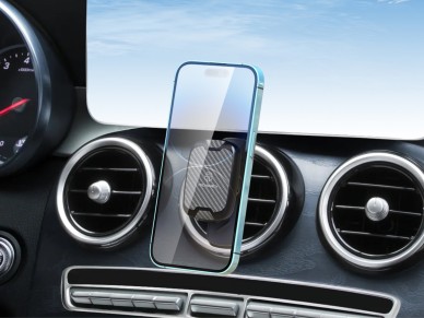 Soporte magnético para teléfono de coche Techancy Ti2312, color negro, compatible con reji