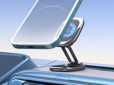 Techancy Suporte Magnético Dobrável Para Telemóvel Para Automóvel Ti2316, Fita Adesiva Dupla Face De Techancy Suporte Magnético Dobrável Para Telemóvel Para Automóvel Ti2316, Fita Adesiva Dupla Face De