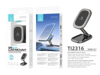 Techancy Suporte Magnético Dobrável Para Telemóvel Para Automóvel Ti2316, Fita Adesiva Dupla Face De Techancy Suporte Magnético Dobrável Para Telemóvel Para Automóvel Ti2316, Fita Adesiva Dupla Face De
